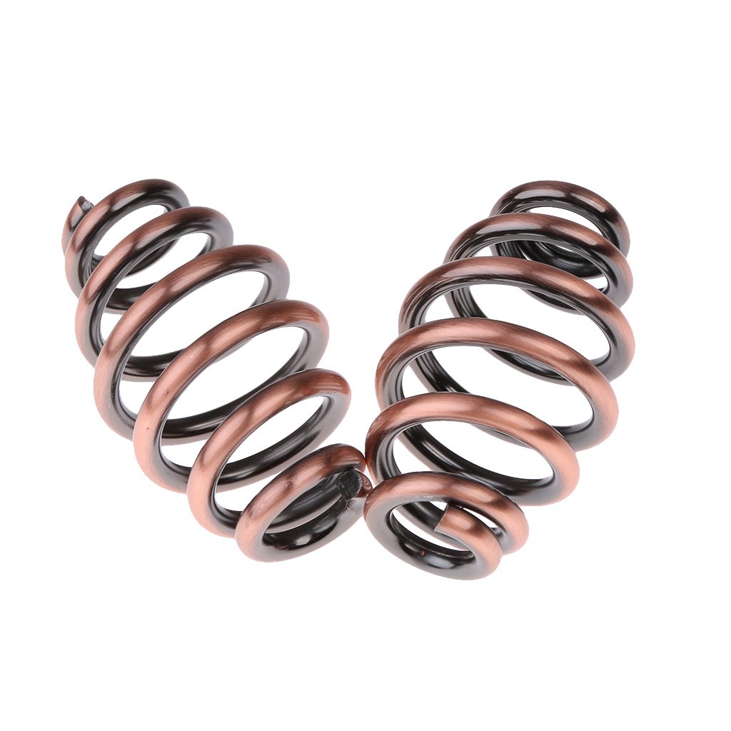 motorcycle 3 inch (8cm) height barrel coiled solo seat springs for harley bronze