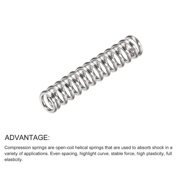 compression springs (1x7mm od,30mm free length) 10pcs